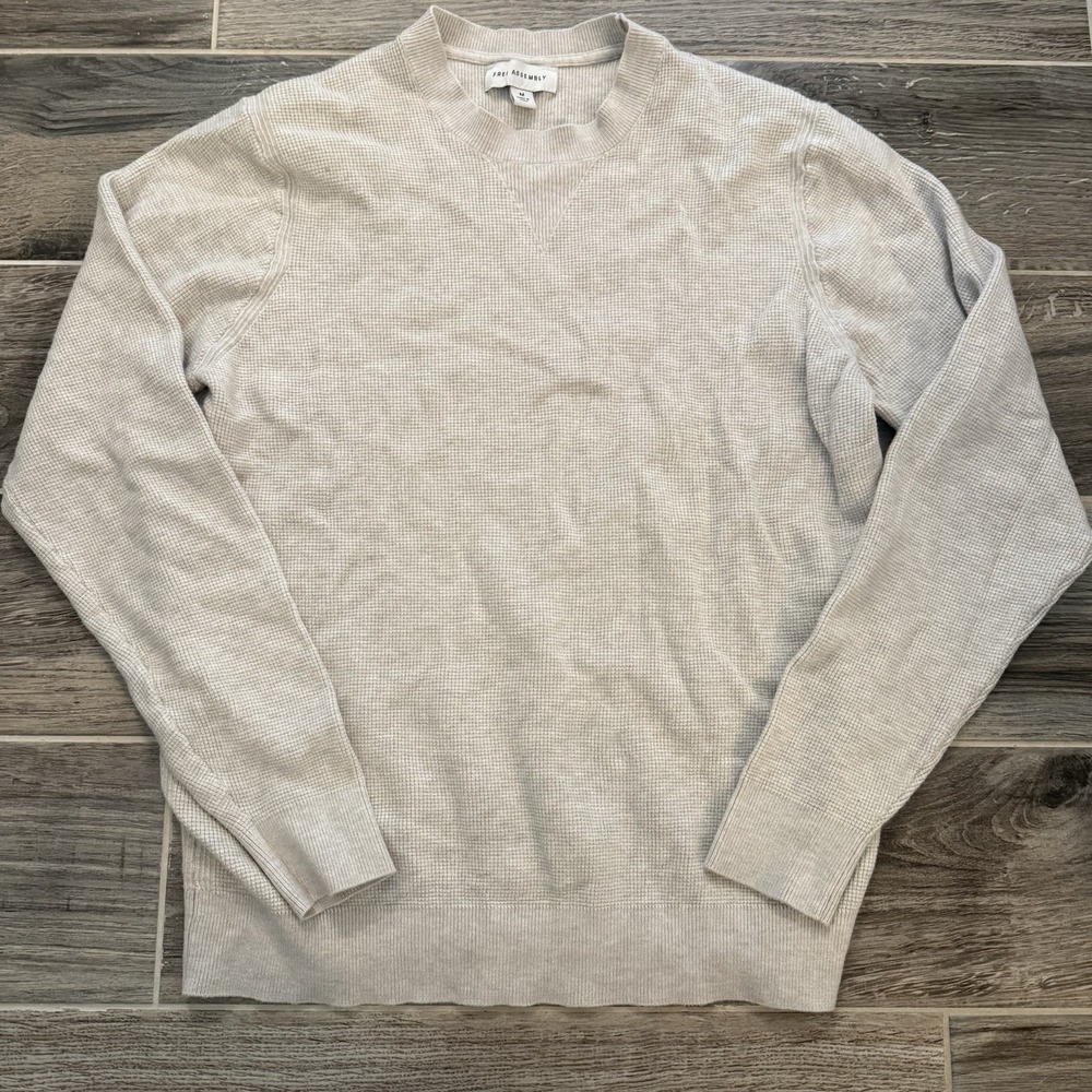 Free Assembly Thermal Waffle Knit Long‎ Sleeve Shirt Men's M Outdoor Base Layer